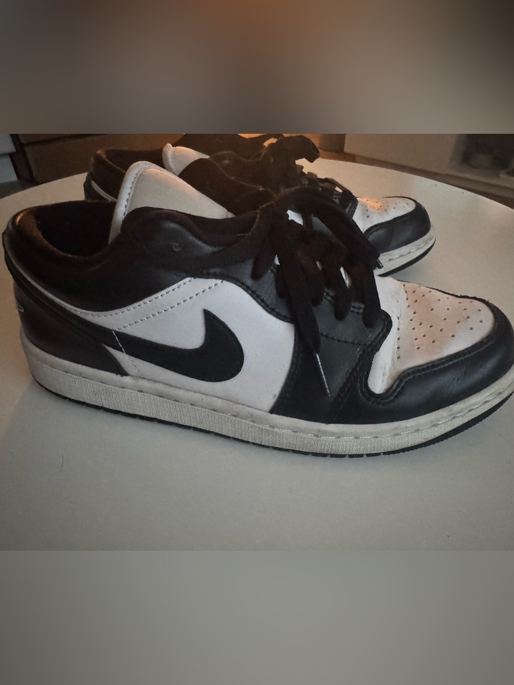 Nike Black and White Low-Top Sneakers
